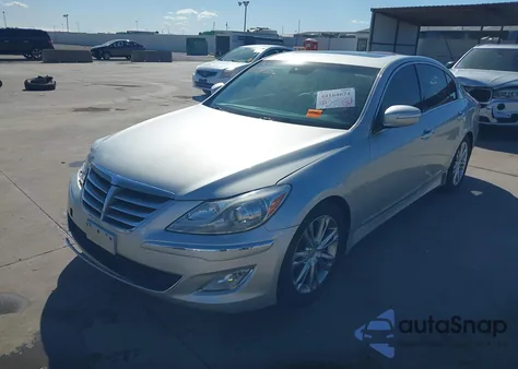2013 Hyundai Genesis 3.8 из США, поврежденный, VIN KMHGC4DD9DU240605